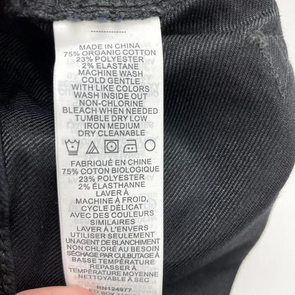 prAna Womens Oday Skinny Jeans Size 10 30x30 Black Out High Rise Stretch NWT - Picture 7 of 10